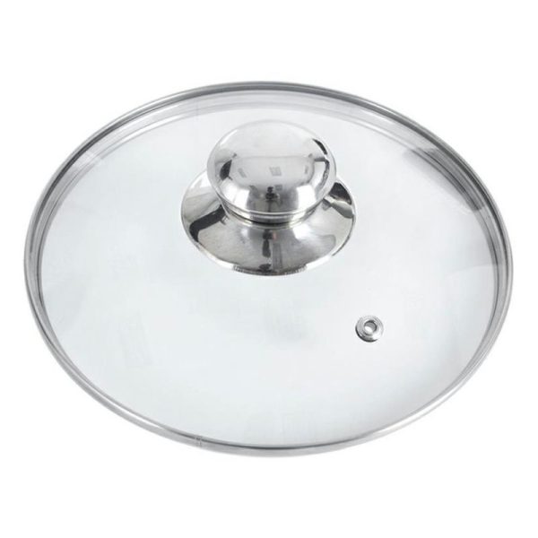 Pokrievka sklenená pr. 20 cm nerez úchyt