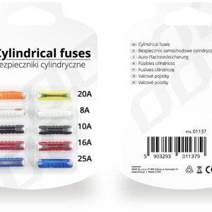 Autopoistky 10 ks blister cylindrické