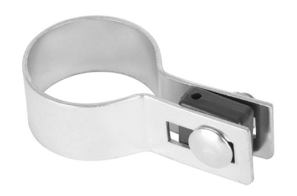 Objímka Strend Pro EUROSTANDARD, 38 mm, koncová, pozinkovaná, na okrúhly stĺpik