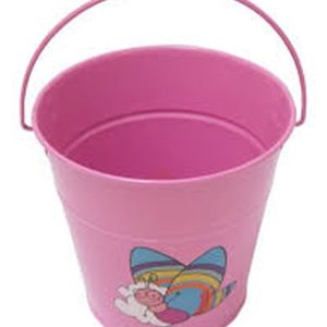 Detské záhr.náradie - Vedro kovové ružové 1,2 l