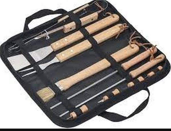 Sada náradia Strend Pro Grill, na grilovanie a opekanie, 11-dielna, v brašni