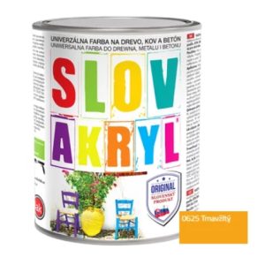 Slovakryl  0625 tmavožltý  0,75 kg