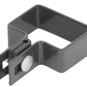 Objímka Strend Pro EUROSTANDARD, 60x40 mm, koncová, antracit, Zn+PVC, RAL7016, n