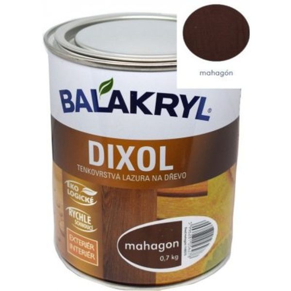 Lazúra tenkovrstvá Mahagón Dixol  0,7 kg