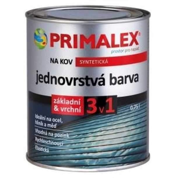 Primalex na kov 3v1  0110 šedá  2,5 l