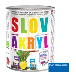 Slovakryl  0431 modrý pastel  0,75 kg