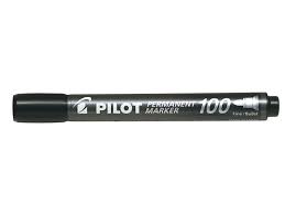 Popisovač Pilot 400 klin. hrot čierny