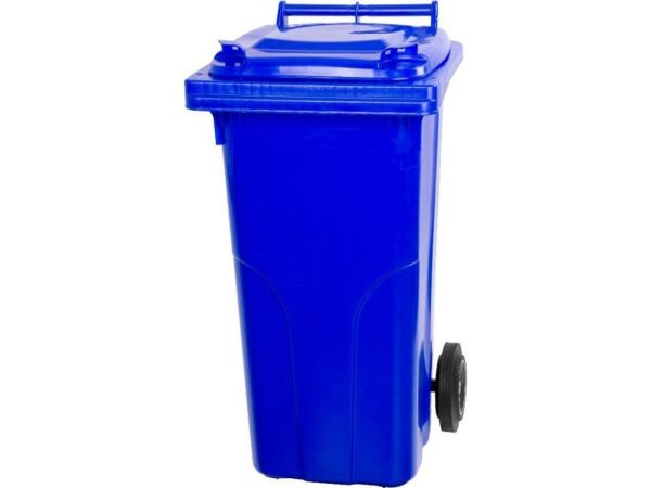 Nádoba MGB 120 lit., plast, modrá 5002, HDPE, popolnica na odpad