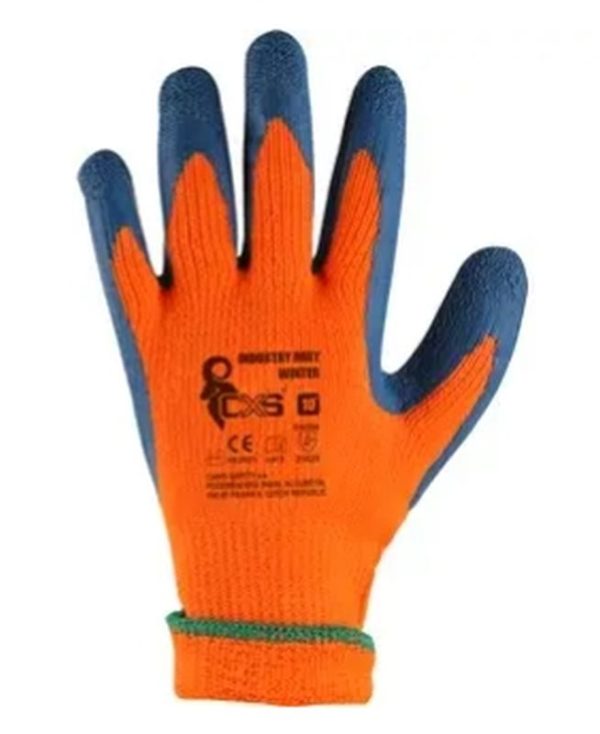 Rukavice CXS INDUSTRY ROXY WINTER, zimné, máčané v latexe, veľ. 10