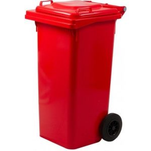 Nadoba na odpad  120 lit. červená  MGB  plast HDPE