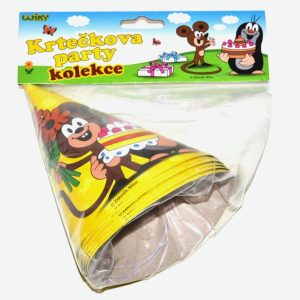 Klobúčik Párty Krtko 6 ks  15cm