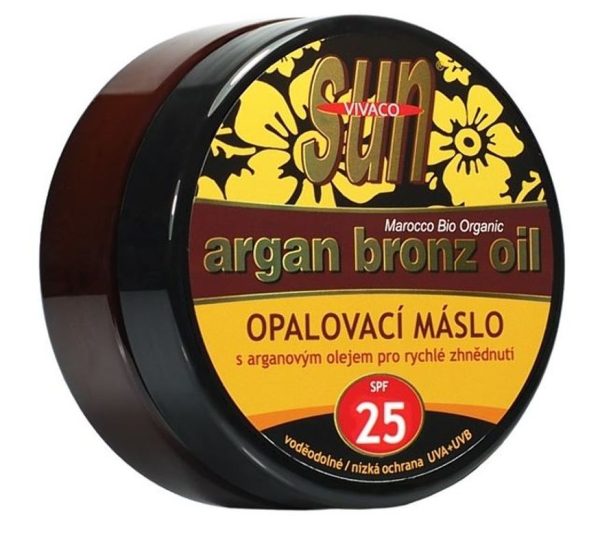 SUN ARGAN BRONZ opaľovacie MASLO SPF25 s arganovým olejom, 200ml