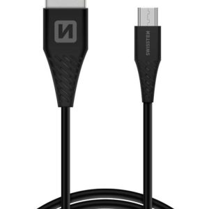 Adaptér Swissten dátový kábel USB/micro USB 1,5m čierny