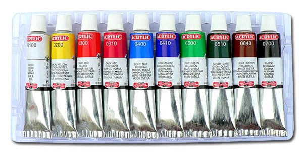 Akrylové farby Junior 12 ml  12 ks