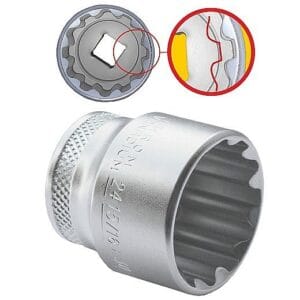 Nástrčkový kľúč 12mm 1/2” Honidrive BauSHOP Stavebniny Široke Akcia 12690
