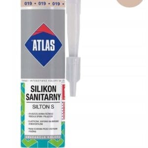 Silikon ATLAS 019 Svetlobežová 280ml BauSHOP Stavebniny Široke Akcia 12850