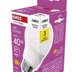 LED žiarovka Classic A60 / E27 / 4 W (40 W) / 470 lm / Neutrálna biela BauSHOP Stavebniny Široke Akcia 13620