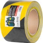Páska Strend Pro, 80 mm, L-250 m, PE, výstražná, žltá/čierna BauSHOP Stavebniny Široke Akcia 17936