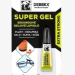 Sekundové gélové lepidlo SUPER GEL 3 g DEBBEX blister BauSHOP Stavebniny Široke Akcia 19374 Sekundové gélové lepidlo SUPER GEL 3 g DEBBEX blister BauSHOP Stavebniny Široke Akcia 19374