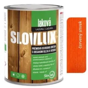 Lazúra Laková Slovlux Červený smrek 2,5 l BauSHOP Stavebniny Široke Akcia 20108