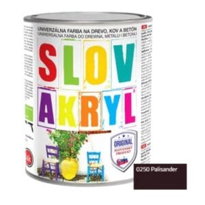 Slovakryl ton. 0250 0,75kg palisander BauSHOP Stavebniny Široke Akcia 20324