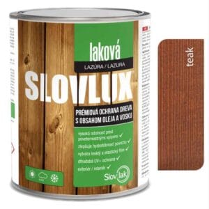 Lazúra Laková Slovlux Teak 0,7 l BauSHOP Stavebniny Široke Akcia 20381