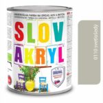 Slovakryl 0110 svetlošedý 0,75 kg BauSHOP Stavebniny Široke Akcia 20985