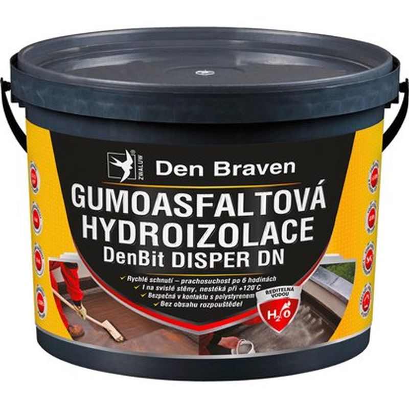 Gumoasfaltová hydroizolácia DenBit DISPER DN 5kg – BauSHOP Stavebniny Široke Gumoasfaltová hydroizolácia DenBit DISPER DN 5kg BauSHOP Stavebniny Široke Akcia 24497