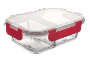 Miska zapekacia delená borosil. sklo/UH veko 21x16x7 cm BauSHOP Stavebniny Široke Akcia 24699 (2)