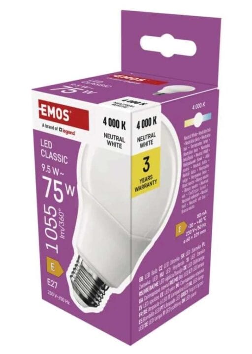 LED žiarovka / E27 / 9,5 W (75 W) / Neutrálna biela – BauSHOP Stavebniny Široke LED žiarovka / E27 / 9,5 W (75 W) / Neutrálna biela BauSHOP Stavebniny Široke Akcia 24810