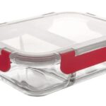 Miska zapekacia delená borosil. sklo/UH veko 18x13,5x6 cm BauSHOP Stavebniny Široke Akcia 25977