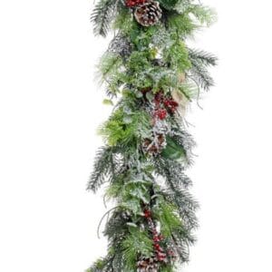 Girlanda vianočná 110 cm čečina+bobule+šišky BauSHOP Stavebniny Široke Akcia 28169