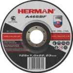 Kotúč rezný 125x1x22,23mm HERMAN AS-30 Na oceľ BauSHOP Stavebniny Široke Akcia 37070