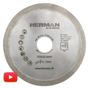 Diamantový kotúč 230x22,2mm HERMAN BD-40 Precisa BauSHOP Stavebniny Široke Akcia 37090