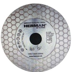 Diamantový kotúč 115x22,23mm HERMAN BD-70 Hybrid BauSHOP Stavebniny Široke Akcia 53474