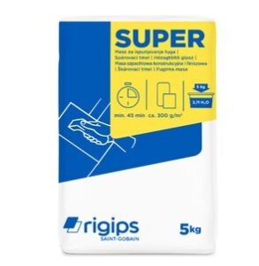 Tmel špachľovací RIGIPS SUPER 5kg /žltý/ BauSHOP Stavebniny Široke Akcia 55137