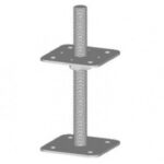 Pätka stĺpiku nastaviteľná 80x330x3,0 mm PPSR 80 BauSHOP Stavebniny Široke Akcia 992710