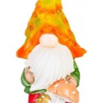 Dekorácia MagicHome Nature, Trpaslík s hubami, polyresin, 10x8x19,3 cm BauSHOP Stavebniny Široke Akcia 16505