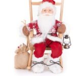 Dekorácia MagicHome Vianoce, Santa, sediaci, 46 cm BauSHOP Stavebniny Široke Akcia 17107