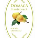 Samolepka na fľašu HRUŠKOVICA domáca ovál biela, 16ks etikiet KLC BauSHOP Stavebniny Široke Akcia 17691 Samolepka na fľašu HRUŠKOVICA domáca ovál biela, 16ks etikiet KLC BauSHOP Stavebniny Široke Akcia 17691