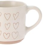 Hrnček kameninový 350 ml srdiečka mix BauSHOP Stavebniny Široke Akcia 18631