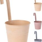 Kvetináč dekoračný, 12,5cm závesný, kov, mix farieb BauSHOP Stavebniny Široke Akcia 19989