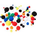 Pom pom 1,5cm 60ks mix farieb BauSHOP Stavebniny Široke Akcia 25749