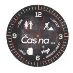 Hodiny nástenné drevo Čas na pr. 34 cm BauSHOP Stavebniny Široke Akcia 29094