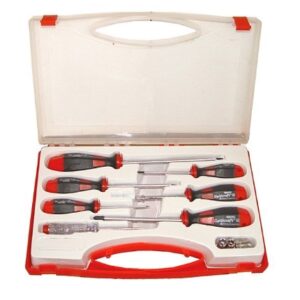 Sada skrutkovačov magnetických v kufríku 11-dielna BauSHOP Stavebniny Široke Akcia 12349