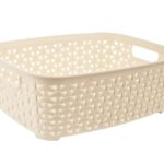 Košík UH RATAN Hobby 26x19x9 cm krémová BauSHOP Stavebniny Široke Akcia 13118