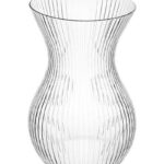 Váza sklenená RELIEF H-18 cm BauSHOP Stavebniny Široke Akcia 24464