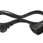 Dvojžilový pohyblivý prívod 3 m / 1 zásuvka / čierny / PVC / 0,75 mm2 BauSHOP Stavebniny Široke Akcia 29533