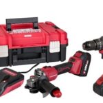 Set Worcraft XCUBE001 ShareSYS Toolbox, skrutkovač CHD-S20LiBA + uhlová brúska C BauSHOP Stavebniny Široke Akcia 29629