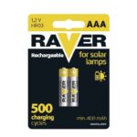 Batéria nabíjateľná AA Raver Solar HR6 BL NMH 600 mAh, bal. 2 Ks, AA BauSHOP Stavebniny Široke Akcia 75666
